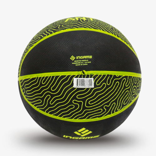 Купить мяч баскетбольный ingame ant №7 черно-желтый по низким ценам в интернет-магазине tovarysam.ru  в Самаре.