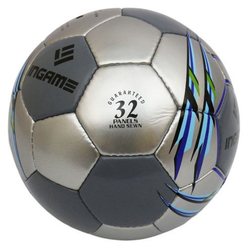 Купить мяч футбольный ingame match серый ifb-112 по низким ценам в интернет-магазине tovarysam.ru  в Самаре. фото 3