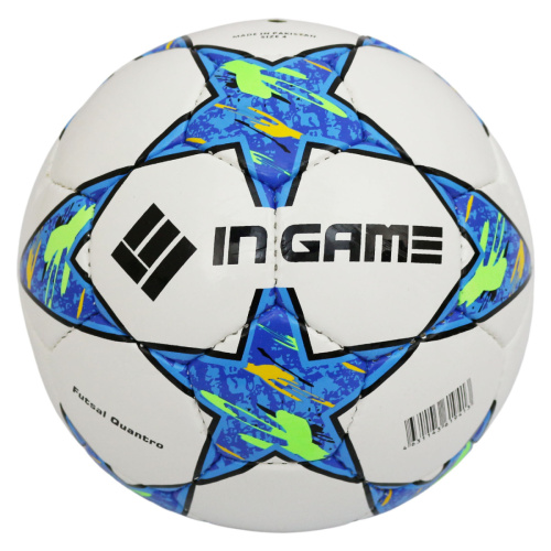 Купить мяч футзальный ingame pro quantro, №4 голубой по низким ценам в интернет-магазине tovarysam.ru  в Самаре.