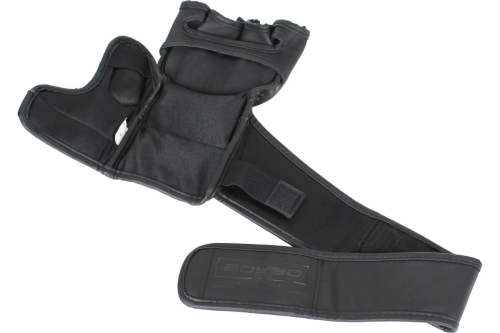 Перчатки ММА BoyBo Stain BGM311, Флекс, черный фото 5