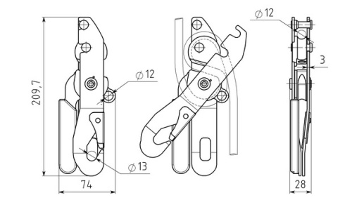 Купить ver 0305 pink стопор-десантер по низким ценам в интернет-магазине tovarysam.ru  в Самаре. фото 3