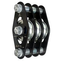 Купить ver 0430 блок-ролик тройной (малый без крюка) по низким ценам в интернет-магазине tovarysam.ru  в Самаре.